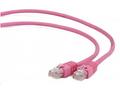GEMBIRD kabel patchcord Cat5e UTP 3m, růžový