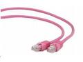 GEMBIRD kabel patchcord CAT6 stíněný FTP 1m, růžov