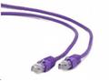 GEMBIRD kabel patchcord CAT6 stíněný FTP 3m, fialo