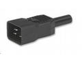 PremiumCord konektor IEC C20, 16A, černý