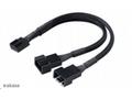 AKASA kabel rozdvojka pro ventilátory, 1x 4-pin fa