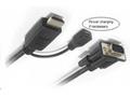 PREMIUMCORD Převodník HDMI na VGA s microUSB napáj