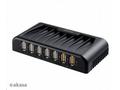 AKASA HUB USB Connect 7FC, 5x USB 2.0, 2 nabíjecí 