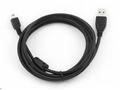 Kabel USB A-MINI 5PM 2.0 1,8m HQ s ferrit. jádrem