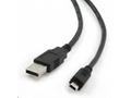 GEMBIRD Kabel USB A-MINI 5PM 2.0 1,8m HQ Black, zl