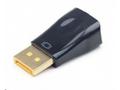 GEMBIRD red. Displayport na VGA, M, F, černá
