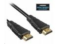 PremiumCord HDMI High Speed + Ethernet kabel, zlac