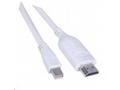 PREMIUMCORD Kabel Mini DisplayPort - HDMI 5m, bílý