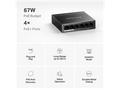 Mercusys MS106P 6xFE desktop switch 4xPoE+