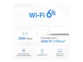 Halo H80X(1-pack) 3000Mbps Home Mesh WiFi6 system