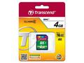 TRANSCEND SDHC karta 4GB Class 4
