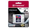 TRANSCEND SDHC karta 4GB Premium, Class 10