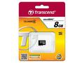 TRANSCEND MicroSDHC karta 8GB Class 4, bez adaptér