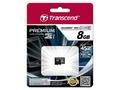 TRANSCEND MicroSDHC karta 8GB Premium, Class 10 UH