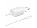 Samsung síťová nabíječka EP-TA800EWE + kabel EP-DA