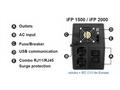 Fortron UPS FSP iFP 2000, 2000 VA, 1200W, LCD, lin