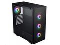 Fortron skříň Midi Tower CMT512 Black, 4 x A.RGB L