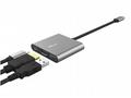 TRUST adaptér DALYX, 3-in-1, USB-C