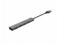 TRUST rozbočovač HALYX, Aluminium 4-Port Mini USB 