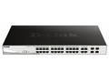 D-Link DGS-1210-28P L2, L3 Smart+ PoE switch, 24x 
