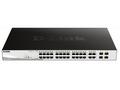 D-Link DGS-1210-28MP L2, L3 Smart+ PoE switch, 24x