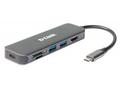 D-Link DUB-2327 6-in-1 USB-C Hub with HDMI, Card R