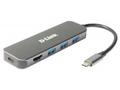 D-Link DUB-2333 5-in-1 USB-C Hub with HDMI, Power 