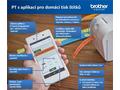 Brother PT-P300BT, tiskárna samolepících štítků s 