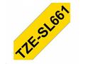 Brother TZE-SL661, žlutá, černá, 36mm, samolaminov