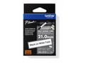 Brother - HSe-251E, bužírka bílá, černá (21 mm)