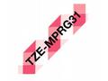Brother - TZe-MPRG31 páska s červenými kachličkami
