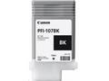 Canon inkoustová náplň PFI-107bk, černá, 130ml