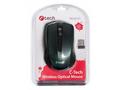 C-TECH myš WLM-01, černá, bezdrátová, USB nano rec