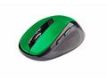 C-TECH myš WLM-02, černo-zelená, bezdrátová, 1600D