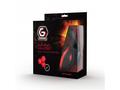 GEMBIRD sluchátka s mikrofonem GHS-03, gaming, čer