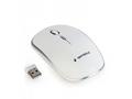 GEMBIRD myš MUSW-4B-01, bílá, bezdrátová, USB nano
