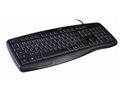 C-TECH klávesnice KB-107 USB, ERGO, černá, CZ, SK