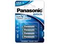 PANASONIC Alkalické baterie EVOLTA Platinum LR03EG