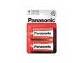 PANASONIC Zinkouhlíkové baterie Red Zinc R20RZ, 2B