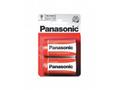 PANASONIC Zinkouhlíkové baterie Red Zinc R20RZ, 2B