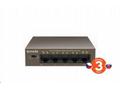 Tenda TEF1105P-4-63W PoE AT switch 4x PoE 802.3af,