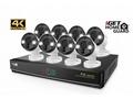 iGET HGNVK164908 - Kamerový UltraHD 4K PoE set, 16