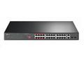 TP-LINK 26-Port 10, 100Mbps PoE+ Switch, 24 10, 10
