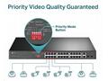 TP-LINK 26-Port 10, 100Mbps PoE+ Switch, 24 10, 10