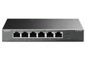 TP-Link TL-SF1006P, 6-portový PoE switch, 4x PoE+