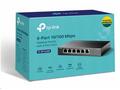 TP-Link TL-SF1006P, 6-portový PoE switch, 4x PoE+