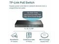 TP-Link TL-SL1218P Switch 16x 10, 100Mbps PoE+ 2x 