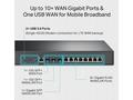 TP-LINK "Omada VPN Router with 10G PortsPORT: 1× 1