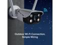 TP-LINK 4MP Outdoor Full-Color Wi-Fi Bullet Networ