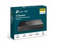 TP-Link VIGI NVR1004H-4P, videorekordér, 4 channel